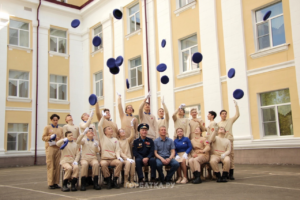 Церемония расставания с кадетской формой прошла в Красногорбатской школе